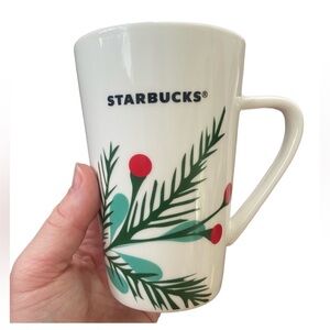 Starbucks 2020 Christmas Holiday Mug - 12oz - Holly and Berries